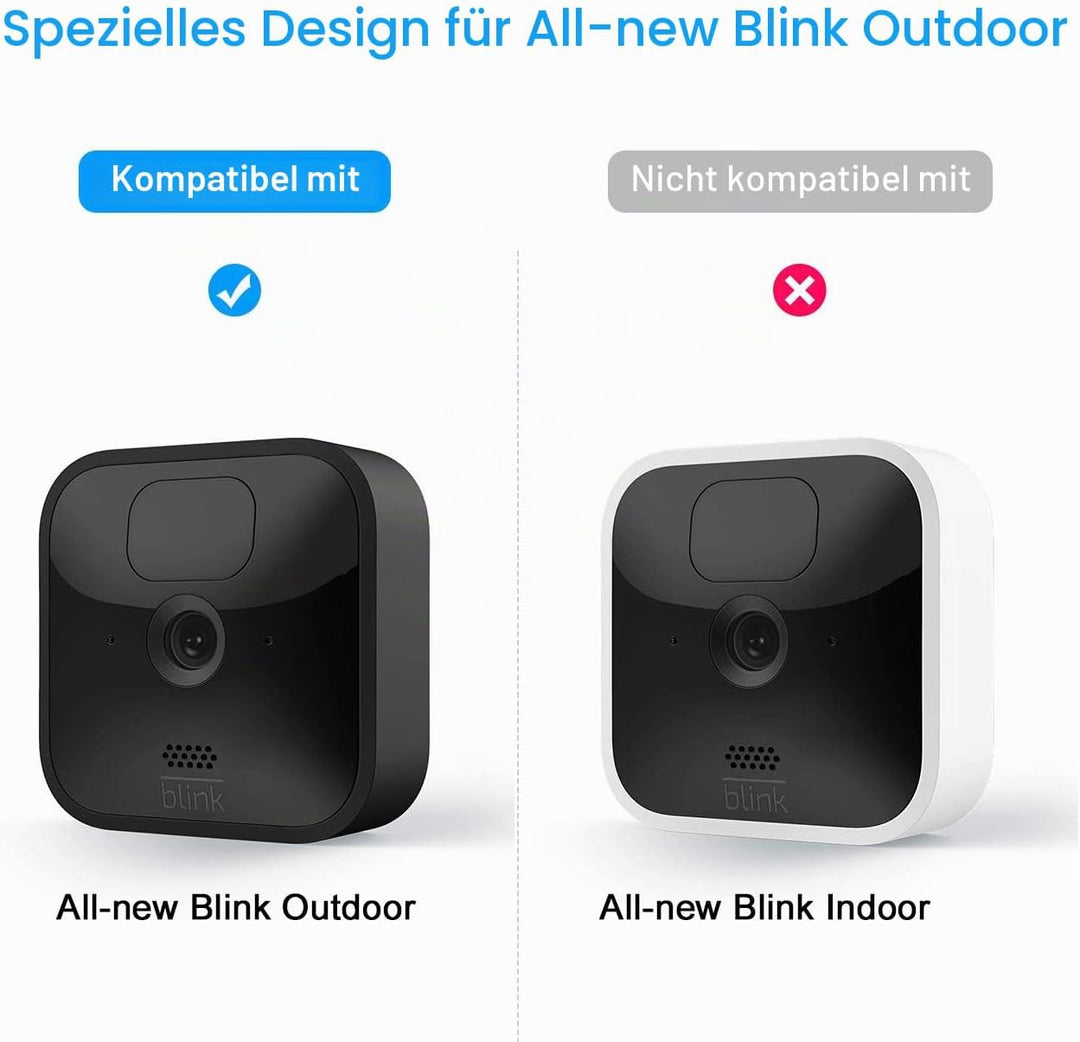 HOLACA Outdoor-Kamera-Abdeckung, Vogelhaus-Schutzhülle für Blink Outdoor 3 Sicherheitskamera, Siliko