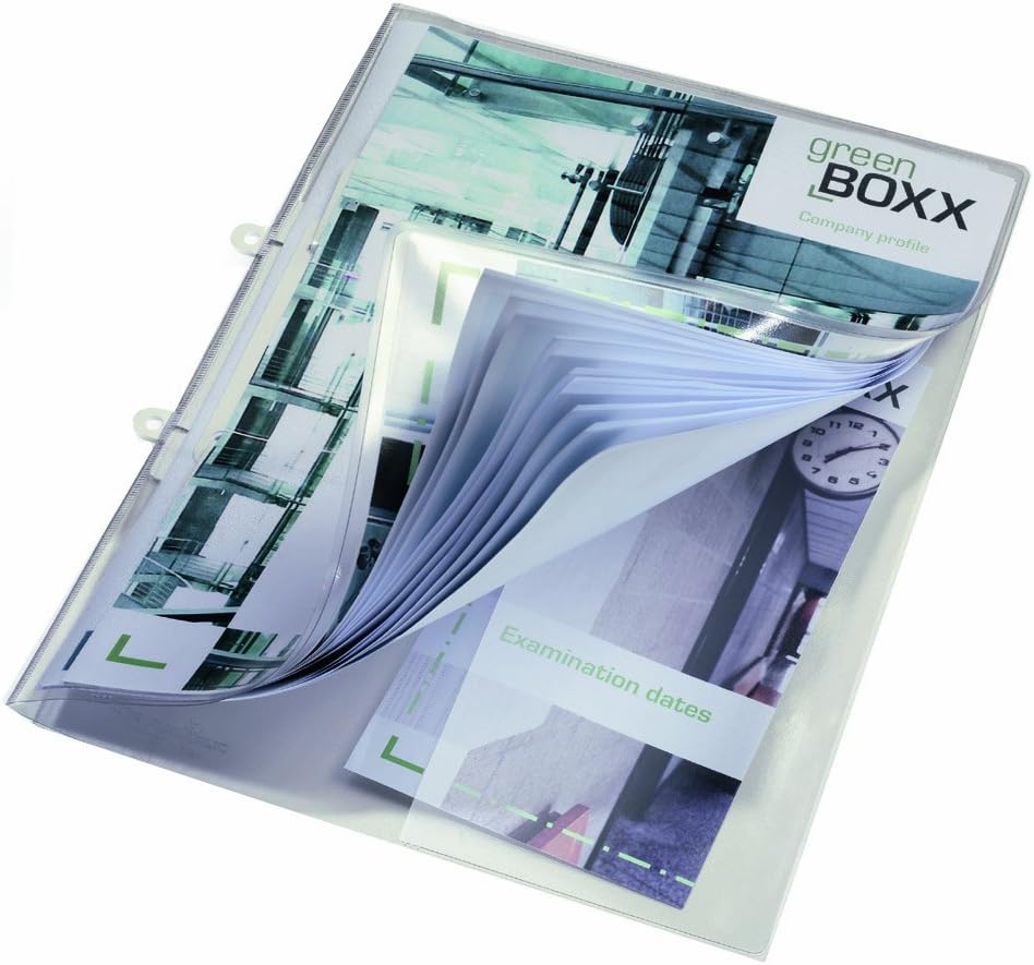 Durable Sichthefter glasklar A4 aus Weichfolie, für A4, 223 x 313 mm, transparent, 25er Packung, 251