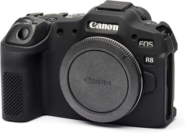 easyCover - Silikon Kameratasche - Schutz für Ihre Kamera - Canon R8 - Schwarz