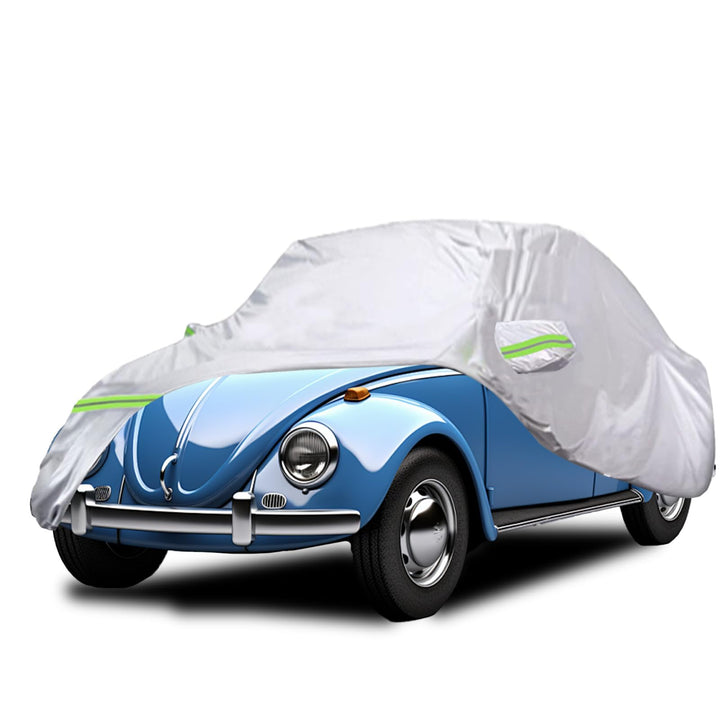 Autoabdeckung Vollgarage Ersatz für VW Beetle 1960-1980,Anti-Scratch Staub Wetterfeste UV Schutz Aut