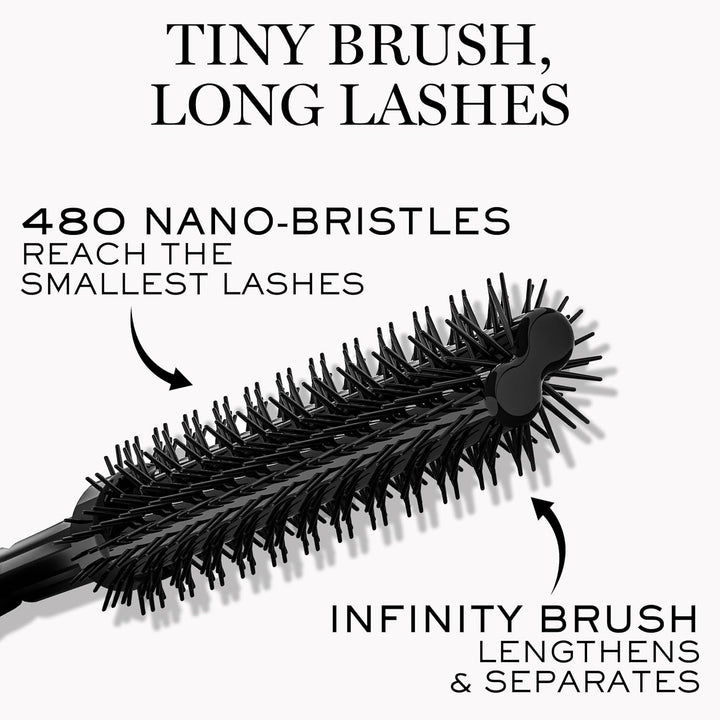 Lancôme Lash Idôle Flutter Extension Mascara 01 True Black, langanhaltende Wimperntusche für bis zu