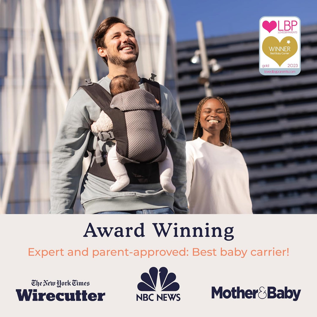 Beco Gemini Cool Babytrage Neugeborene ab Geburt bis Kleinkind - 4 Tragepositionen, Baby Trage, Baby