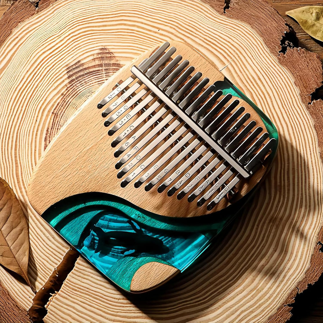 Kalimba 17/21 Schlüssel, Holz Fingerklaviere，Professionelle Daumenklavier Carlimba, Mbira Instrument