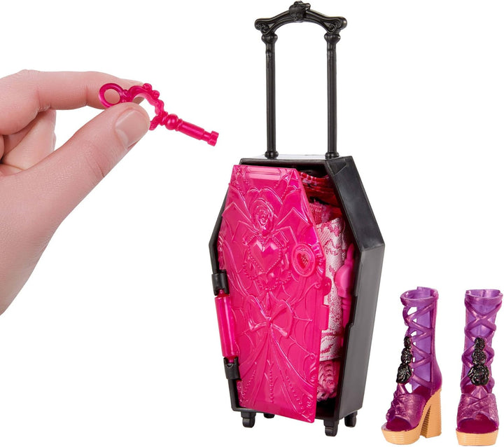 Monster High Skulltimate Secrets Draculaura-Puppe und Zubehörset, Destination: Gore-geous Oasis mit