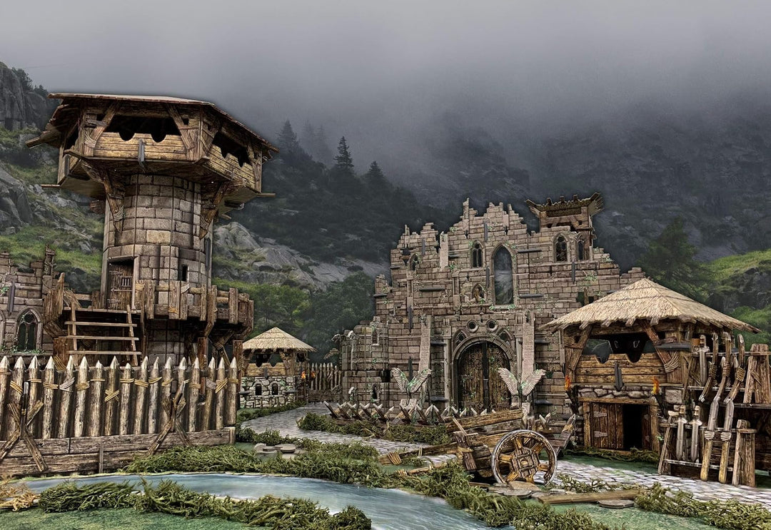 Battle Systems Fantasy Wargames Terrain Battlefield - Multi Level Tabletop War Game Board - Wargamin
