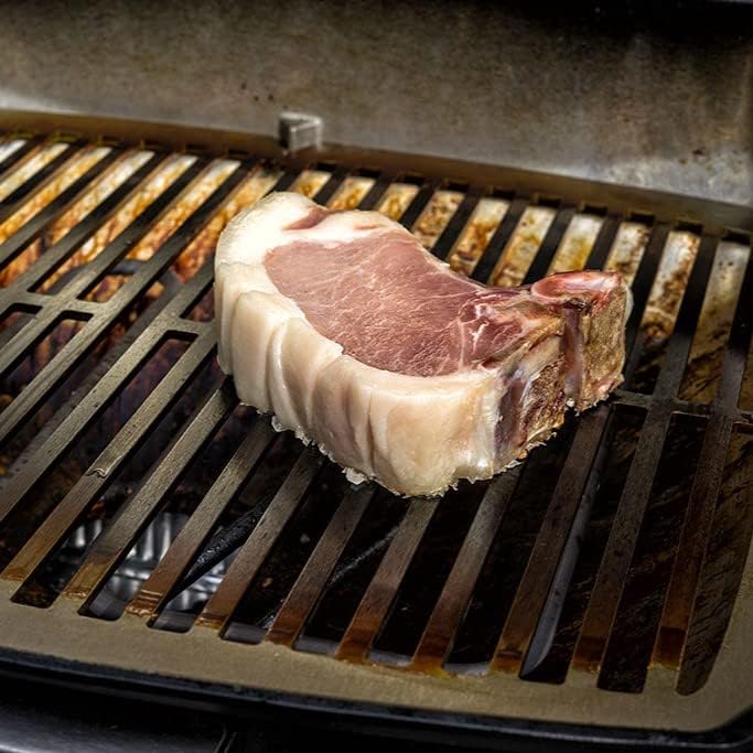 Edelstahl INOX Grillroste für Weber Pulse 2000 | spülmaschinenfest - Set aus 2 Hälften Grillrost Pul