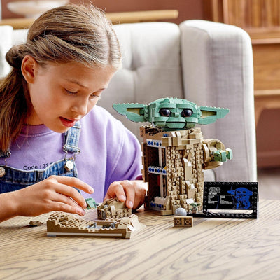 LEGO 75318 Star Wars: The Mandalorian Das Kind, grosse Baby-Yoda-Figur zum Bauen und Sammeln für Fan