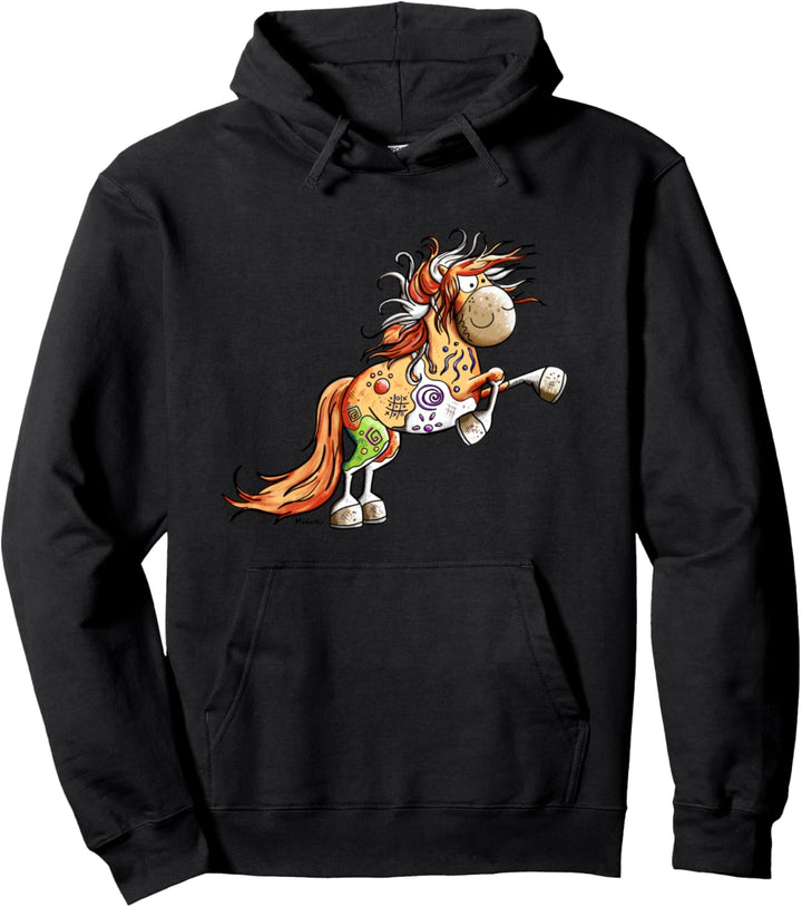 Indianer Pferd I Wildpferd Appaloosa für Pferdefreunde Pullover Hoodie