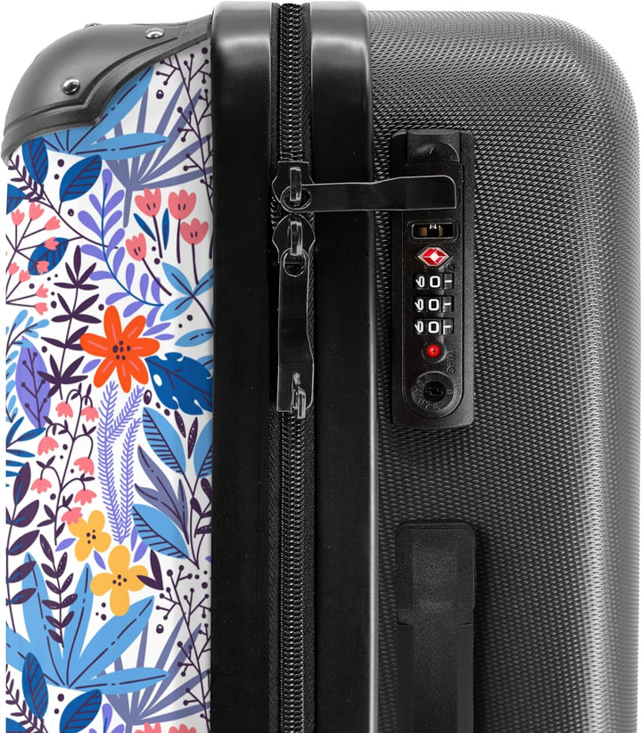NoBoringSuitcases.com® Handgepäck, Hartschalenkoffer mit TSA Schloss, Trolley, Reisekoffer, Carry on