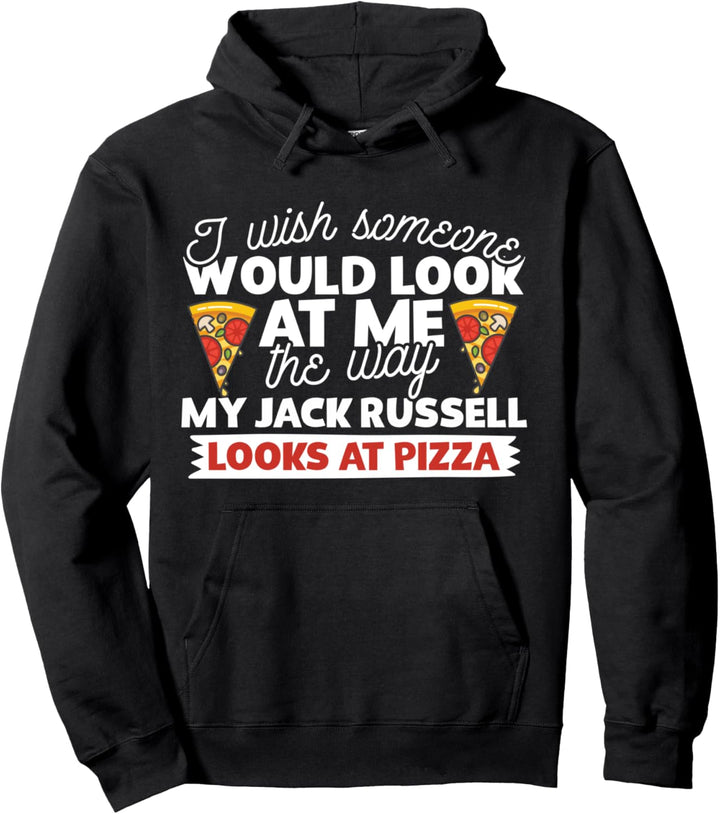 Lustiger Jack Russell Pullover Hoodie