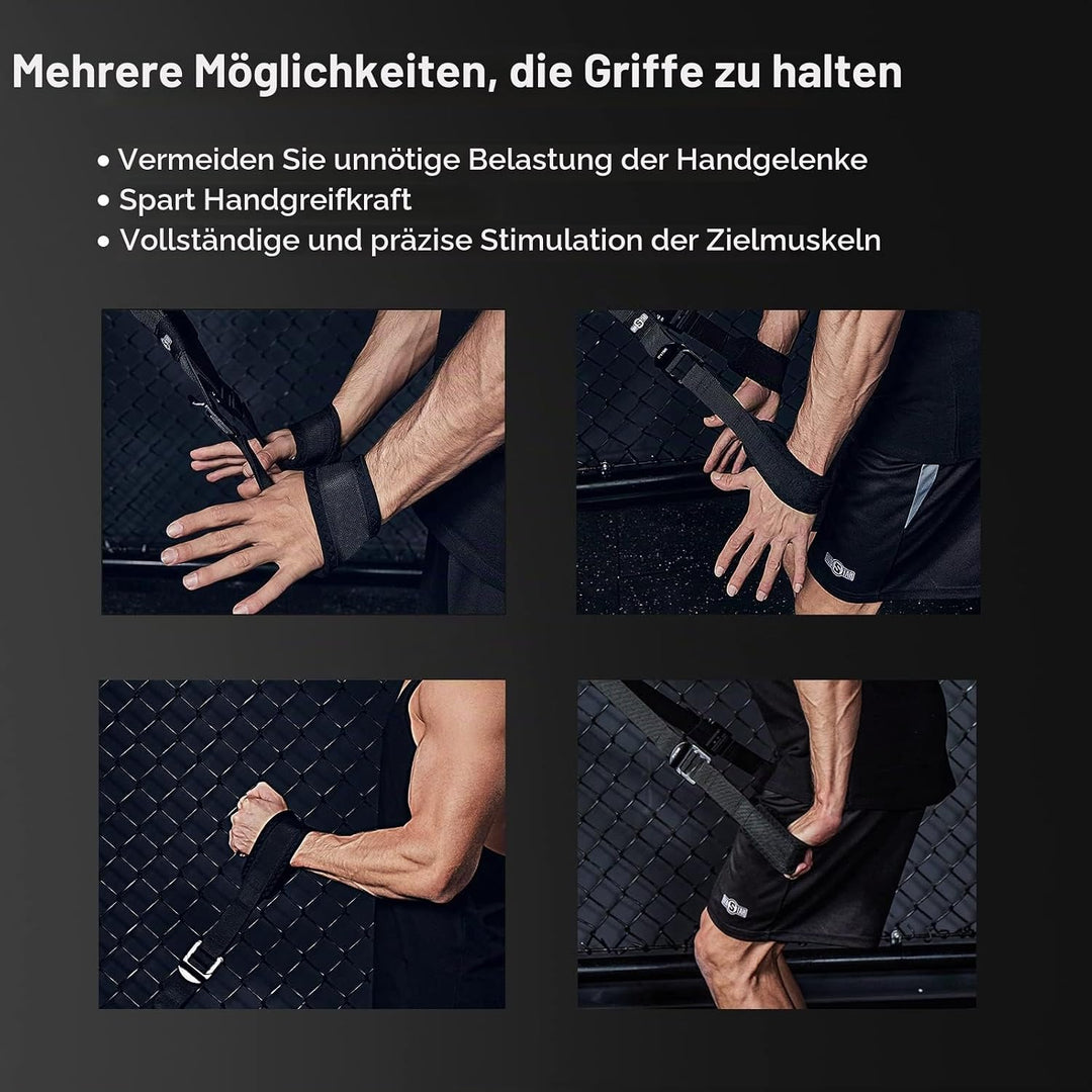 INNSTAR Einhandgriff Kabelzug Griffe für Widerstandsbänder, Ideal für Home Gym Seilzug Fitness Kraft