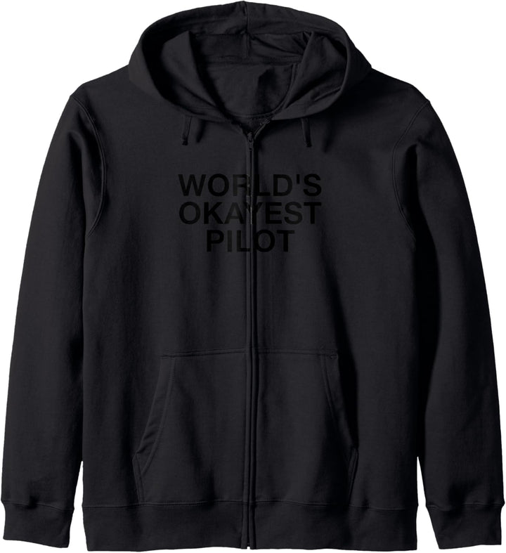 World's Okayest Pilot Kapuzenjacke
