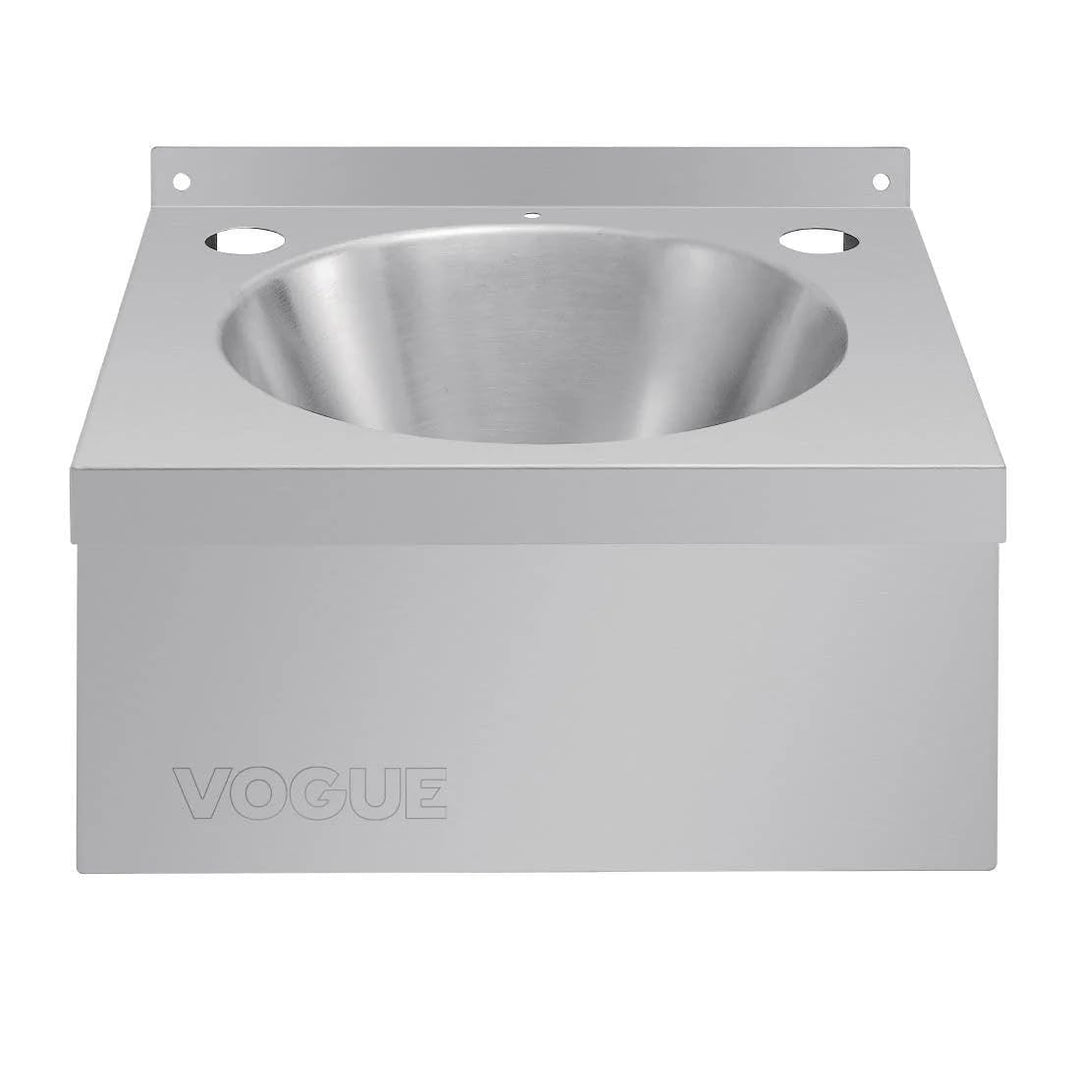 Vogue Mini-Waschbecken aus Edelstahl, Grösse: 165 (H) x 305 (B) x 268 (T) mm, Modell A, Wasserhähne