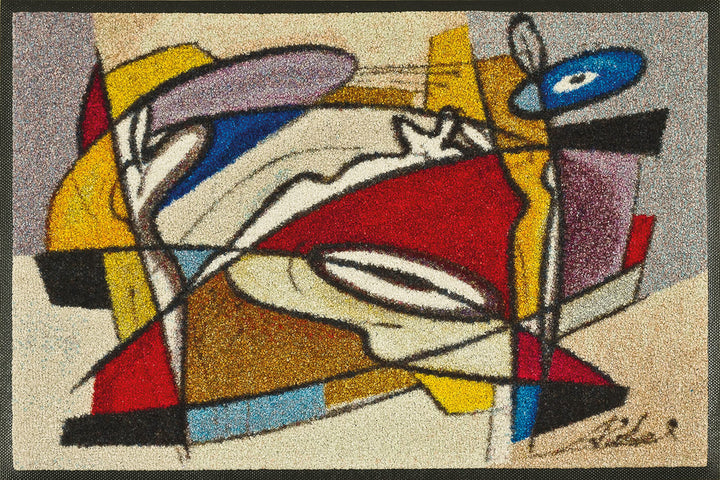 wash+dry Fussmatte, steady composition 50x75 cm, innen und aussen, waschbar, 50x75 cm