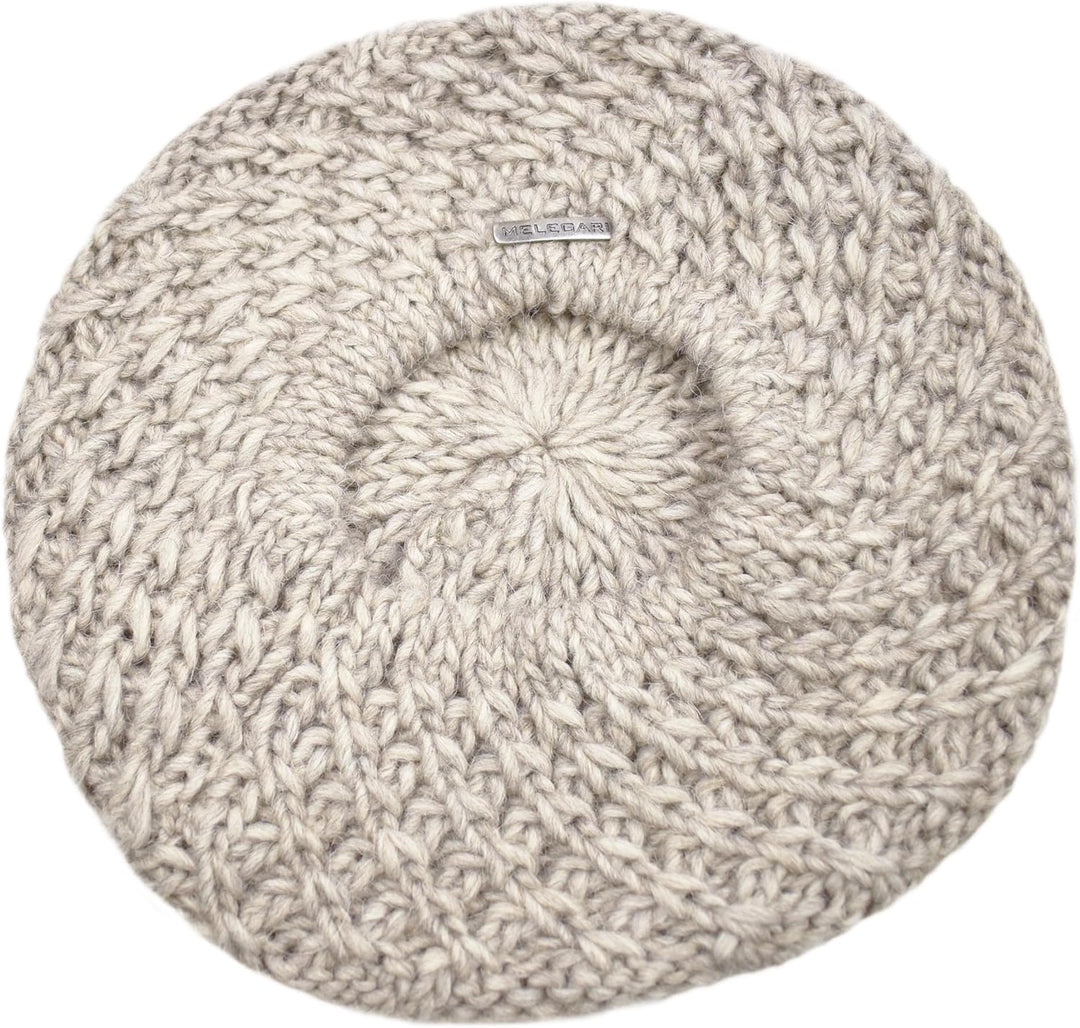 Strickmütze | Pragelierte Baskenmütze | Mütze aus Wolle und Alpaka | Made in Italy | Herren Damen |