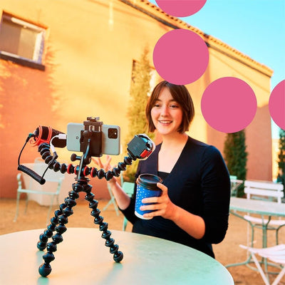 JOBY GorillaPod Advanced Vlogging Kit für Smartphones, Universales Vlogging Kit, Smartphone-Content-