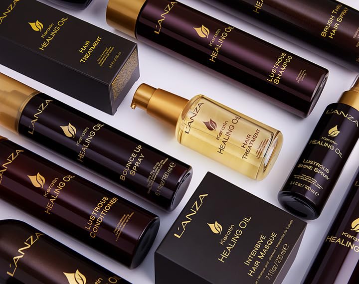 L'anza Healing Keratin Oil Intensiv Hair Masque 210ml [7.1 floz] 210 ml (1er Pack) Haarmaske, 210 ml