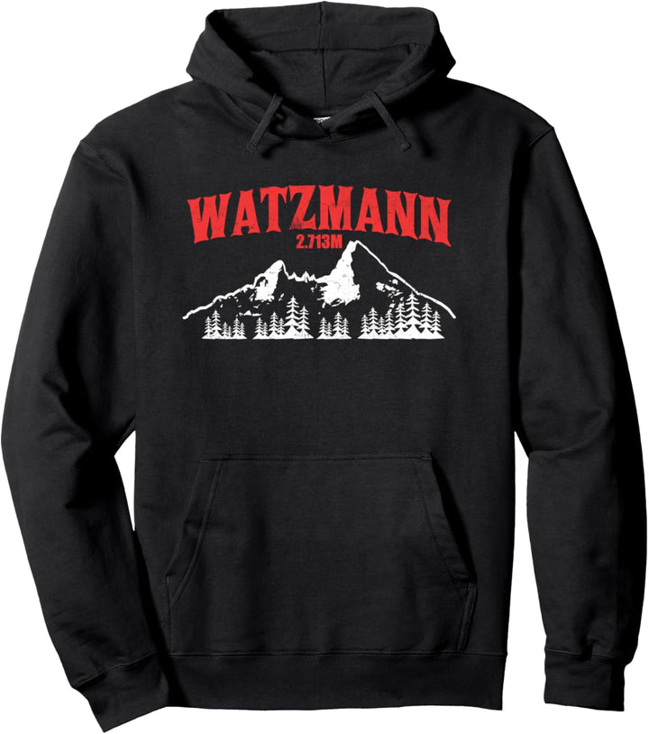 Bergsteiger Bergsteigerin | WATZMANN 2713m Berg Geschenke Pullover Hoodie