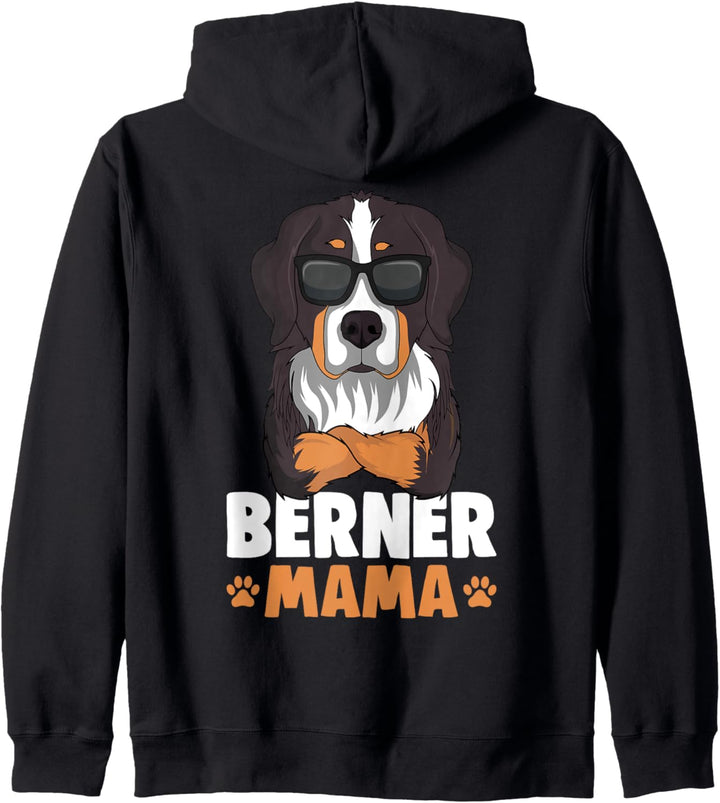 Berner Sennenhund Mama Hunde Frauchen Kapuzenjacke