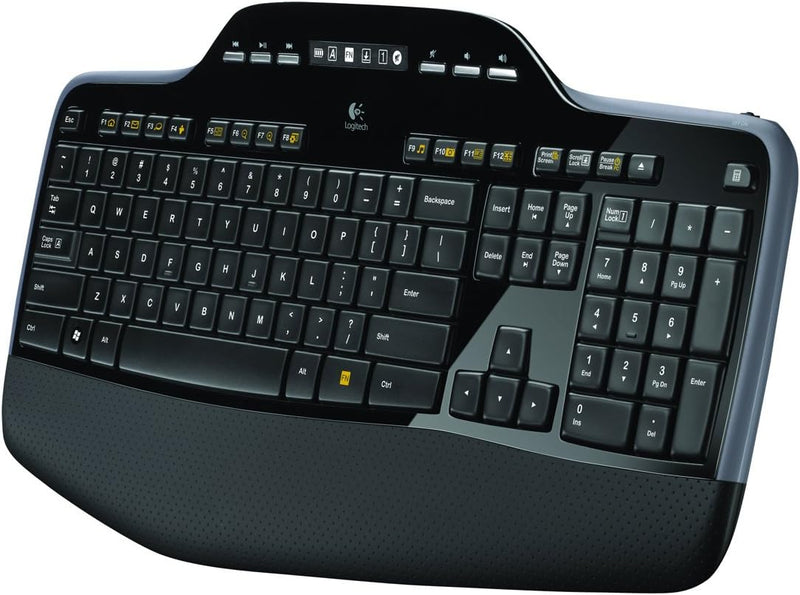 Logitech MK710 Kabelloses Tastatur-Maus-Set, 2.4 GHz Verbindung via Unifying USB-Empfänger, 3-Jahre