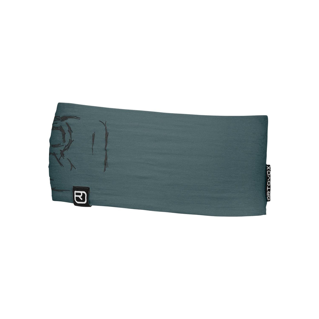 Ortovox Unisex 120 Tec Logo Headband Headband Einheitsgrösse Dunkelgrau (Dark Arctic Grey), Einheits