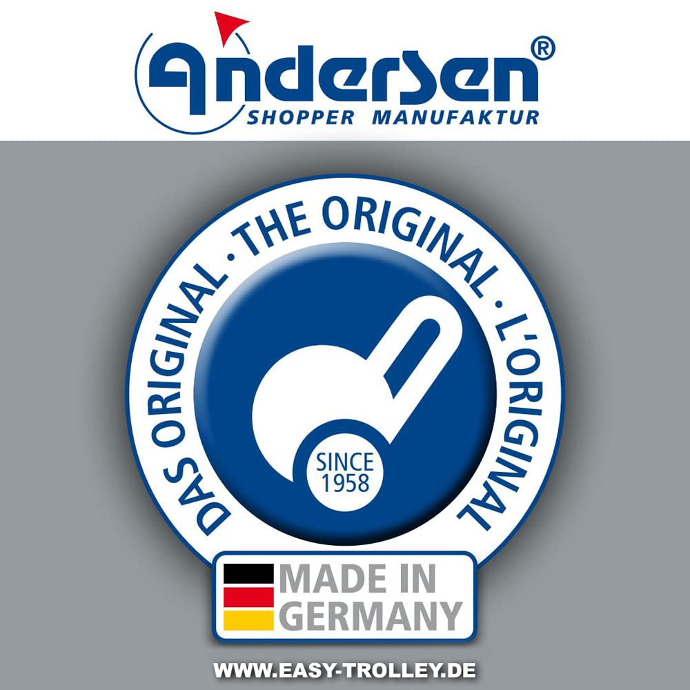 Andersen Ersatzrad für Royal Einkaufstrolley und Fahrradanhänger, Ø 250 mm, luftbereift und kugelgel