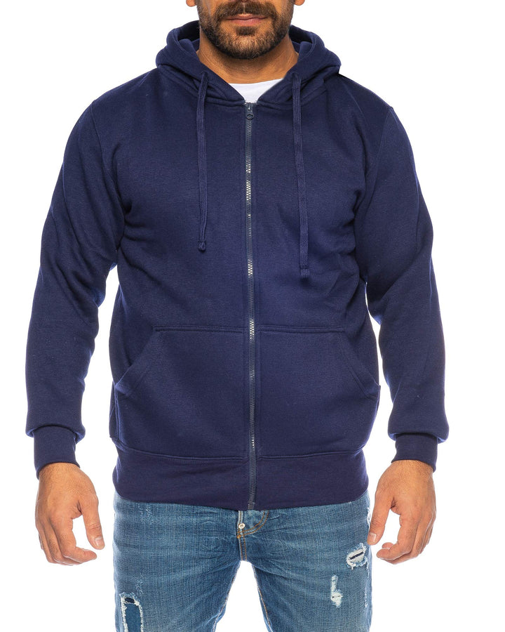 Raff & Taff Herren Zipper Hoodies Kapuzenjacke Sweatjacke Übergangsjacke Jacke Basic Schlicht bis 8X