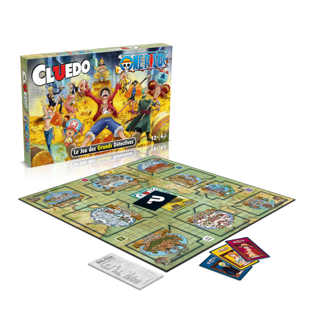 Winning Moves - CLUEDO ONE Piece - Gesellschaftsspiel - Brettspiel - Französische Version