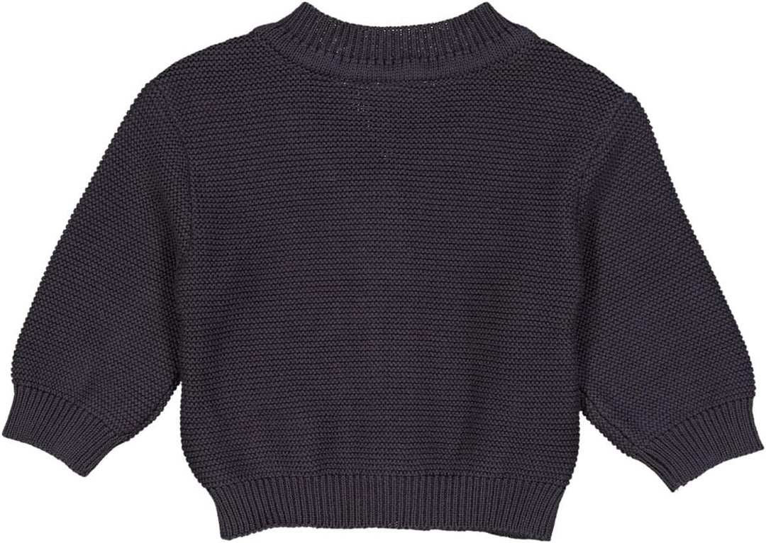 müsli Baby-Jungen Knit Cable Cardigan Sweater 74 Mystery Blue, 74 Mystery Blue