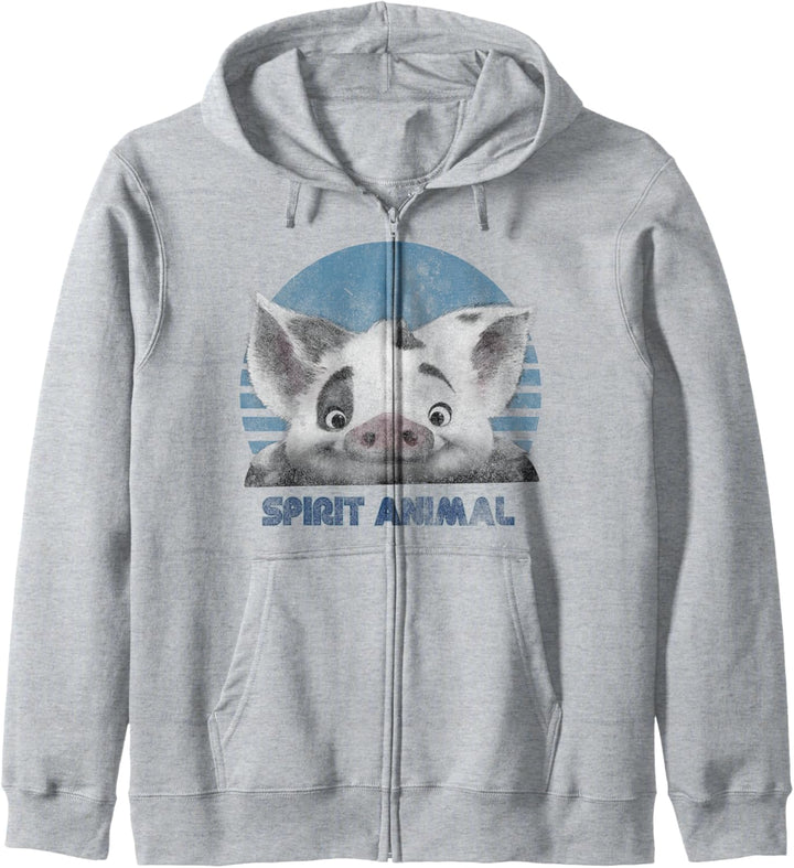 Disney Moana Pua Spirit Animal Portrait Kapuzenjacke