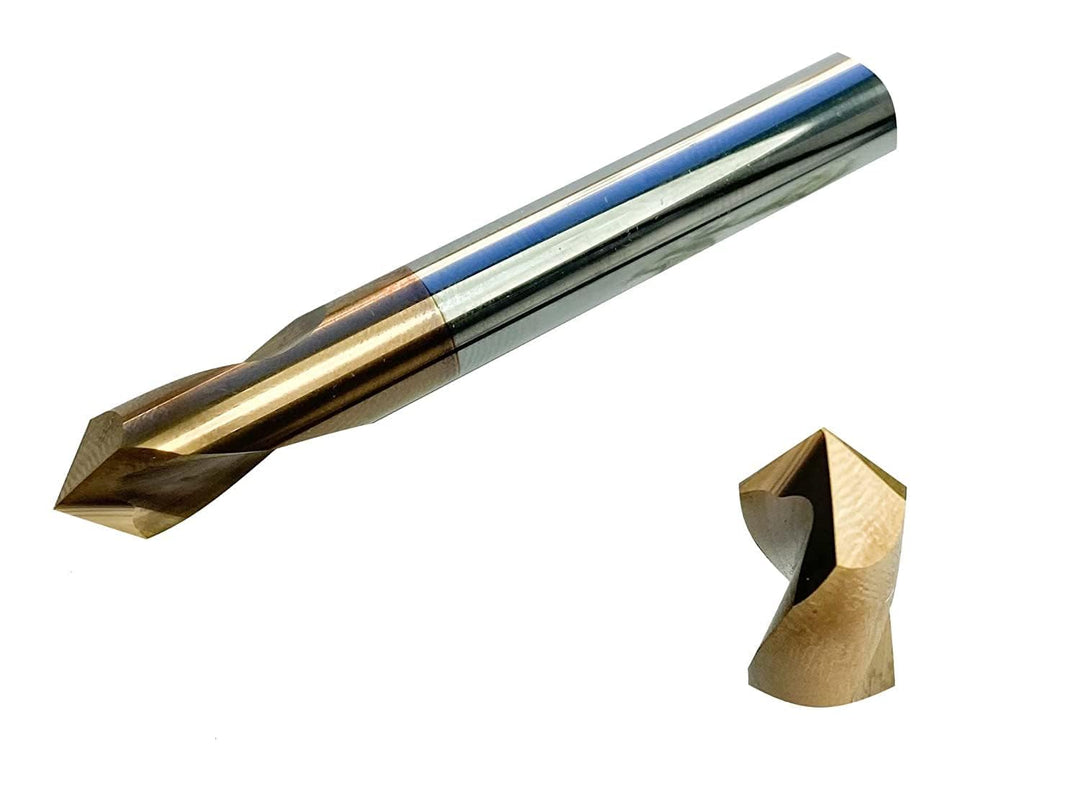 CNC QUALITÄT VHM 90° NC Anbohrer Ø 2-12 mm für Spiralbohrer - Schaftfräser - Hartmetall VHM - Beschi