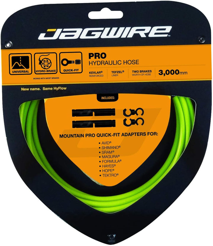 Jagwire HBK406 Hyflow Quick-fit Bremsleitungsset Weiss Farbe Grün, 3m, Grün