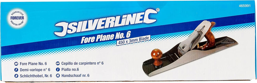 Silverline 465991 Schlichthobel, Nr. 6 60 x 3 mm (Messer)