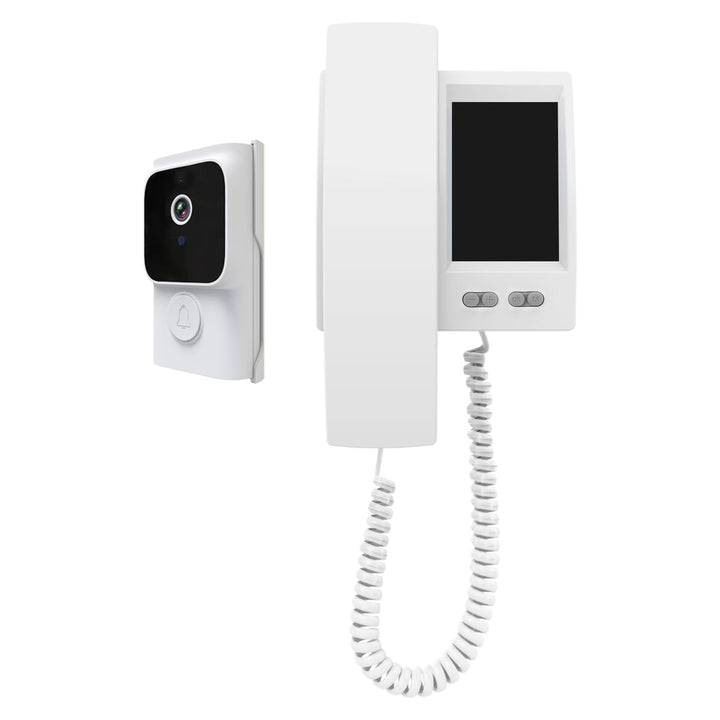 Video Door Phone System 4.5 Inch IPS Screen Wireless Doorbell with Camera Doorphone Telephone Style