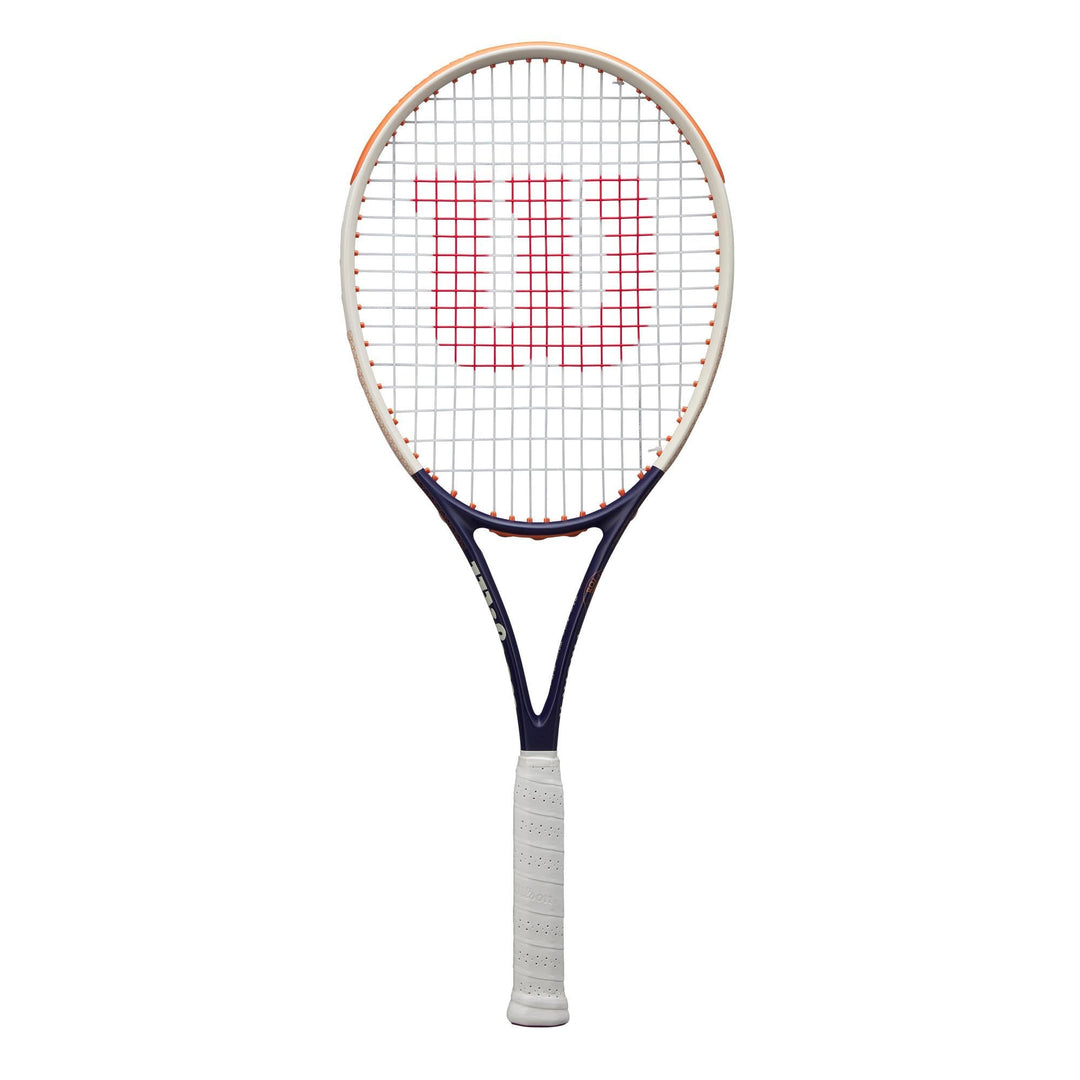 Wilson Roland-Garros Triumph Tennis Racket 4-1/8" (1) Marineblau / Weiss, 4-1/8" (1) Marineblau / We