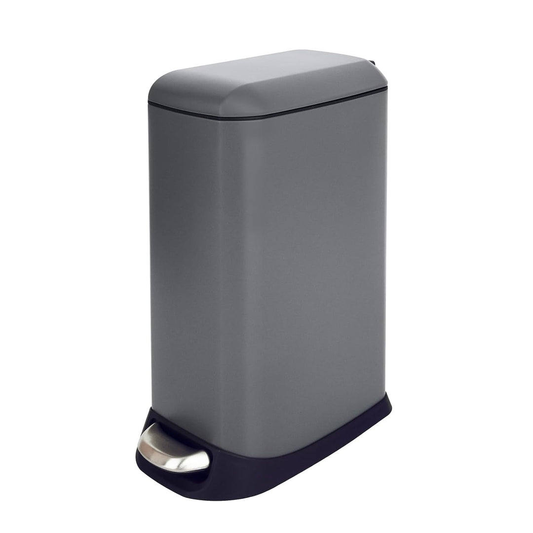 SVITA TS12 Edelstahl Mülleimer Treteimer Abfalleimer 12l inkl. Inneneimer Kunststoff Pedal Softclose