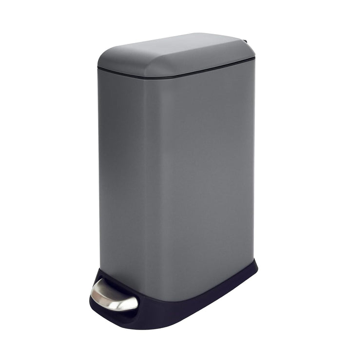 SVITA TS12 Edelstahl Mülleimer Treteimer Abfalleimer 12l inkl. Inneneimer Kunststoff Pedal Softclose