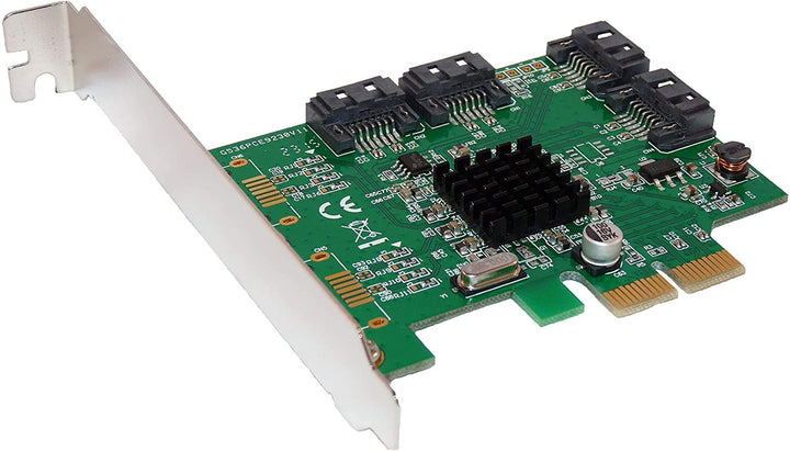 KALEA-INFORMATIQUE PCI Express PCIe Controller-Karte auf 4 Ports SATA mit Marvell 88SE9230 Chipsatz
