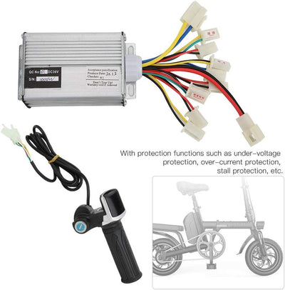 Bürstensteuerung, 36V 1000W E-Bike-Bürstenmotorsteuerung aus Aluminiumlegierung mit Multifunktions-D