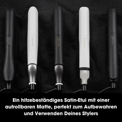 ghd Hitzeschutz Etui, Hitzebeständige Tasche, Schwarz, R9-11ROLLMAT