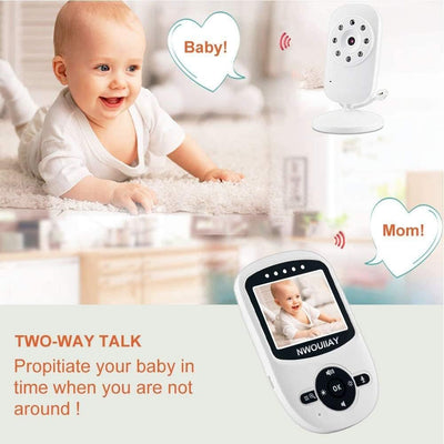 NWOUIIAY Baby Phone Baby Monitor 2.4 GHz Baby Kamera mit LCD Nachtsichtkamera HD Digital Video & Bid