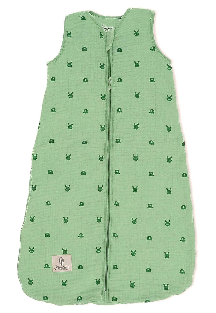 Sterntaler Baby Unisex Schlafsack Baby Musselin Schlafsack Stay True to Nature - Babyschlafsack, Puc