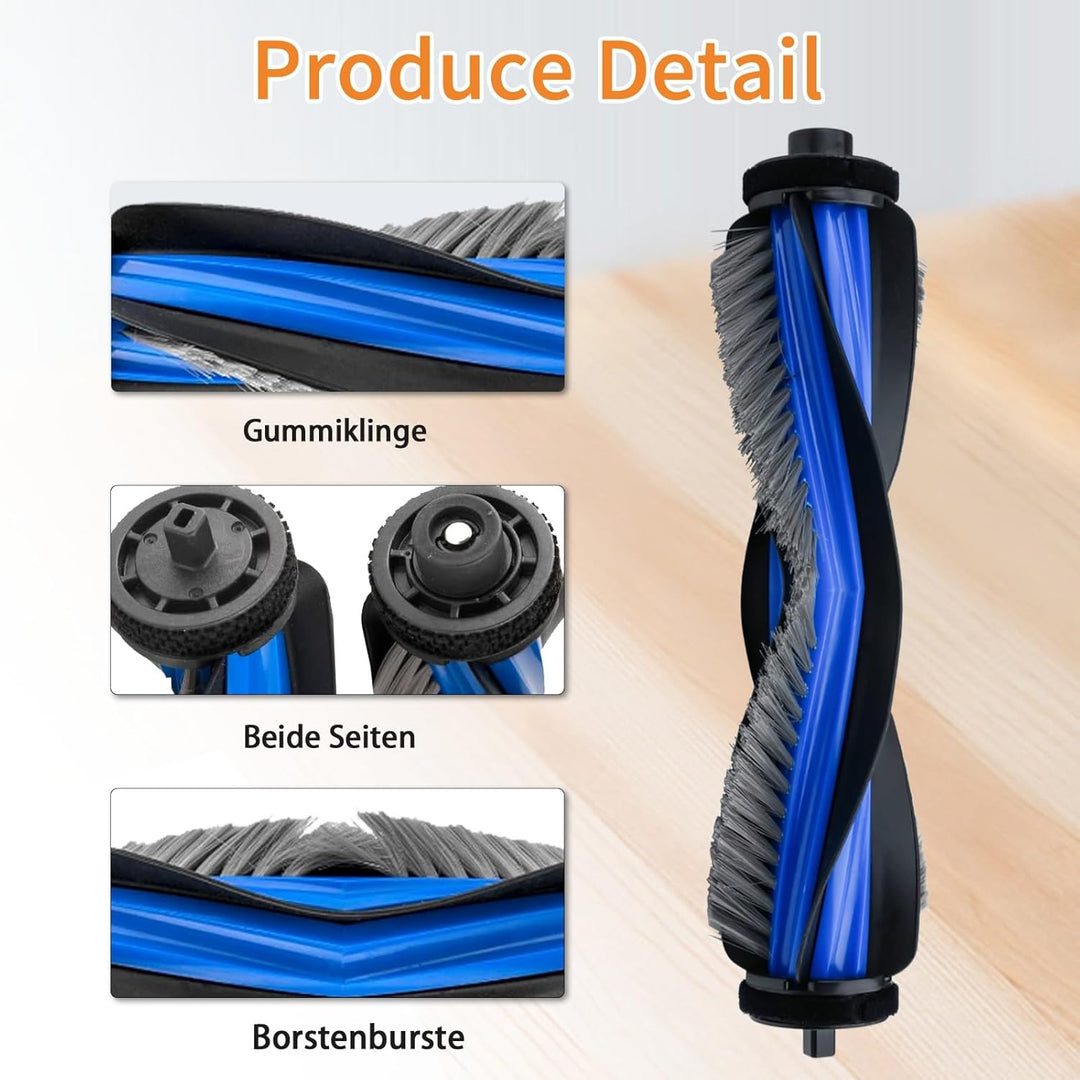 2 Stück T50 Pro Omni Rollenbürsten für ECOVACS DEEBOT DEEBOT T50 Max/T50 Pro/T50 Omni/T50 Pro Omni/T