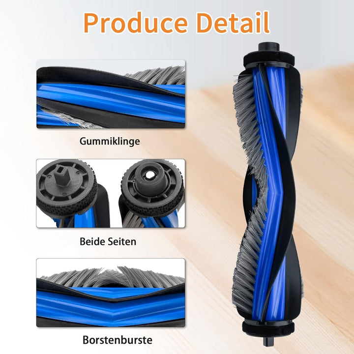 2 Stück T50 Pro Omni Rollenbürsten für ECOVACS DEEBOT DEEBOT T50 Max/T50 Pro/T50 Omni/T50 Pro Omni/T