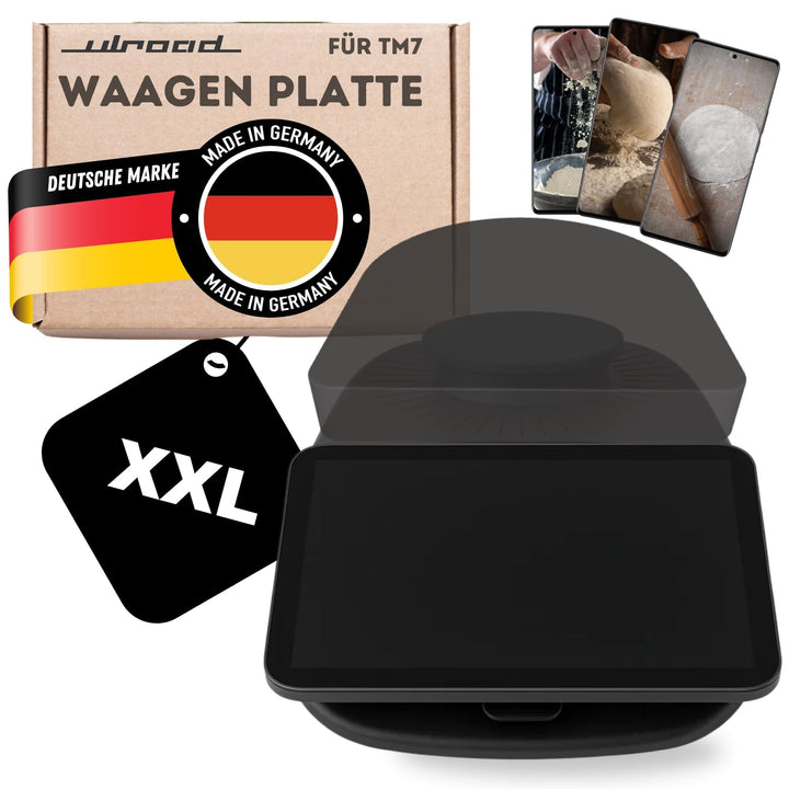 WAAGEN PLATTE passend für Thermomix TM7 Wiegeplatte Waage Abdeckung Zubehör verwandelt TM7 zur Platt