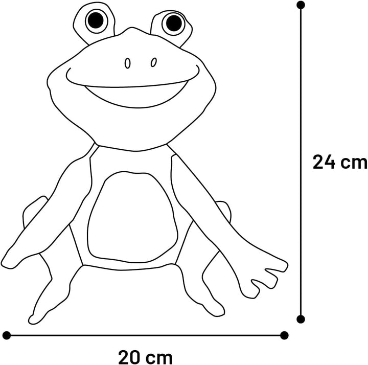 Flamingo Hundespielzeug Clora Frosch – Grün – 24 cm | Weich, verspielt & unwiderstehlich! CLORA GRÜN