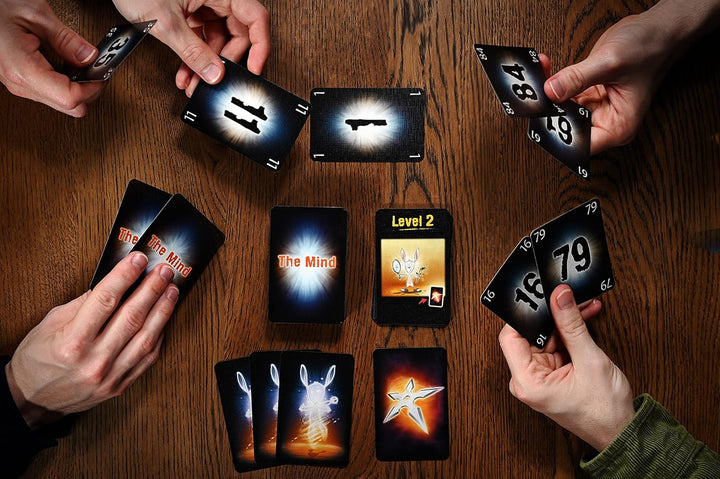 NSV, The Mind UK Version, Card Game, Ages 8+, 2-4 Players, 20 Minutes Playing Time Einzeln, Einzeln