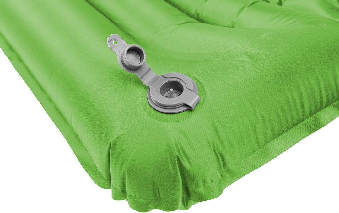 Semptec Urban Survival Technology Luftmatte: Outdoor-Luftmatratze mit integriertem Kopfkissen, aufbl