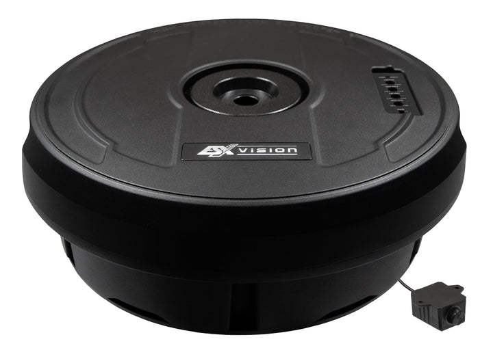 ESX V1100Av2-28cm (11") AKTIV Bass für Reserverad-Mulde mit massivem Aluminium-Gehäuse | Class-A/B P