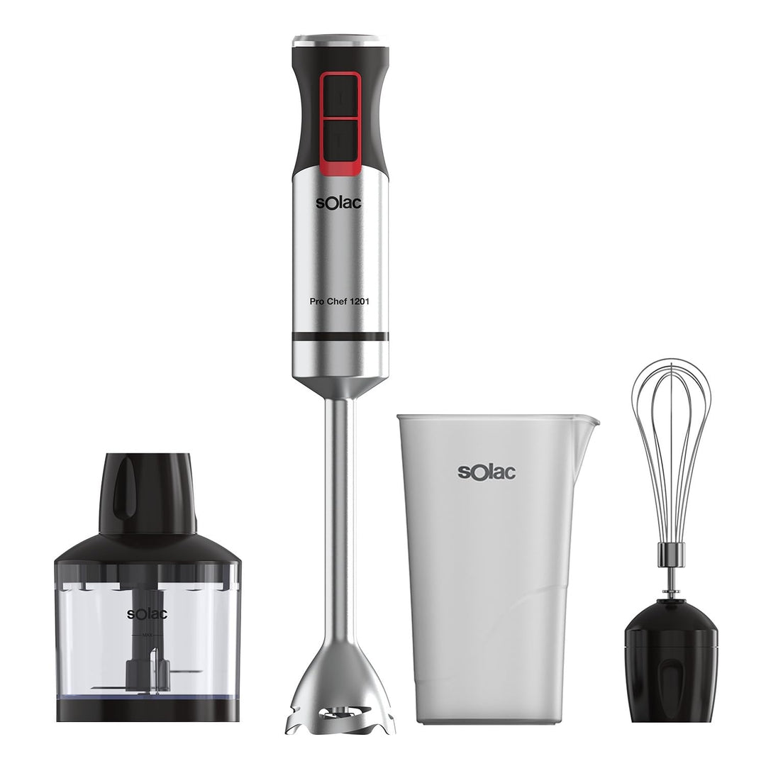 Solac Stabmixer 1200 W PRO 3 Zubehörteile Edelstahl | 1200 W | Pro 1200 W, Edelstahl | 1200 W | Pro